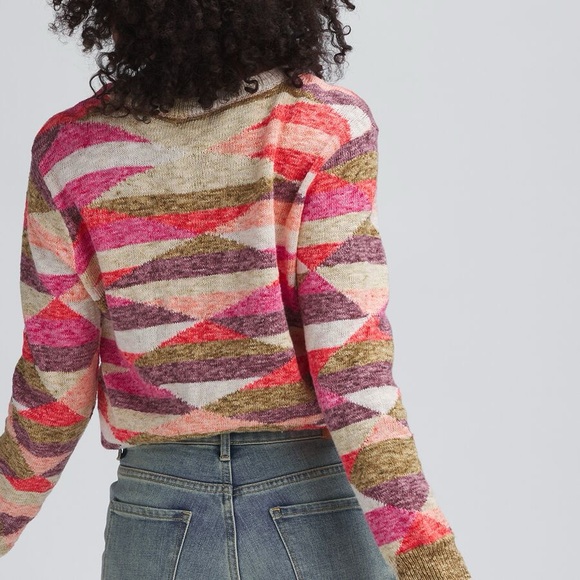 Basin + Range Diamond Pattern Crewneck Sweater - Picture 4 of 7